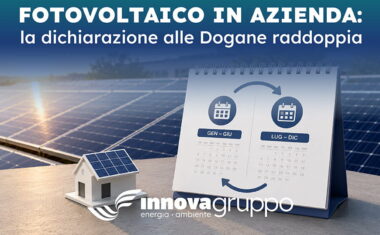 Fotovoltaico in azienda: la dichiarazione alle Dogane raddoppia