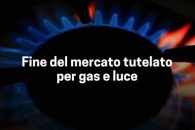 Energia, “9,5 milioni di clienti per la fine della tutela: gas da gennaio e luce da aprile 2024”